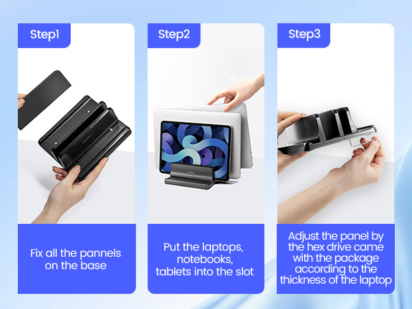 vertical laptop stand