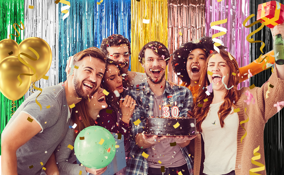 Streamers Birthday Party Decorations