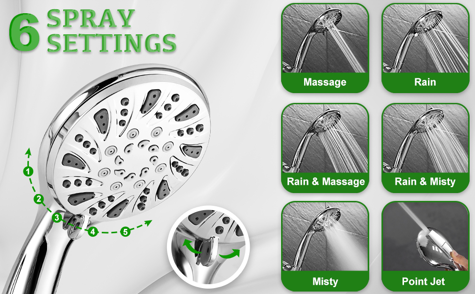 shower head with handheld