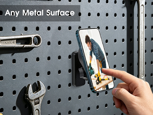 Phone Mount for Socket Grip on any metal surface