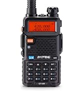 [UV-5R FCC Compliant Version] BAOFENG GT-5R Dual Band Two Way Radio, UHF VHF Ham Radio Handheld f...