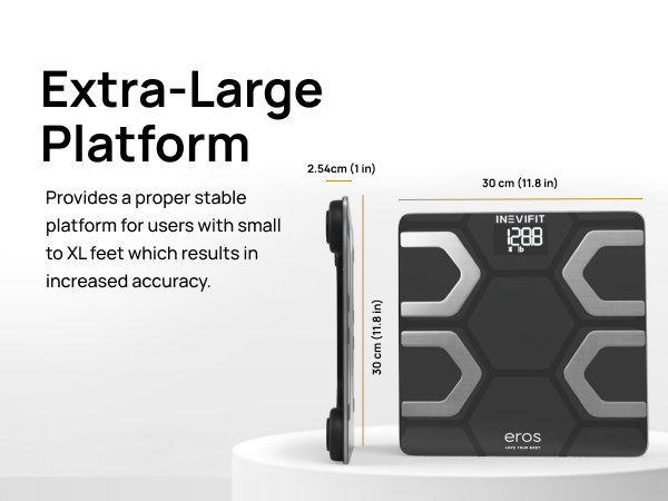 Bluetooth Eros Smart Body Fat Scale - Premium A+ - Mobile