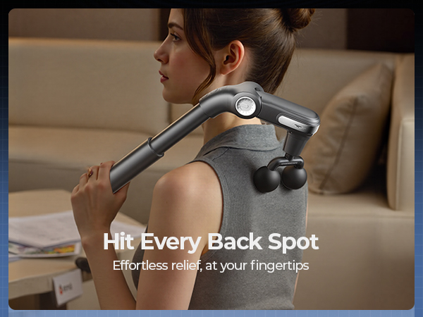 Massage gun for back