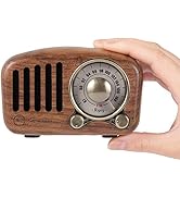 PRUNUS J-919 Retro Bluetooth Speaker Radio with Bass Enhancement Sound Loud Volume BT5.0, MP3 &amp; F...