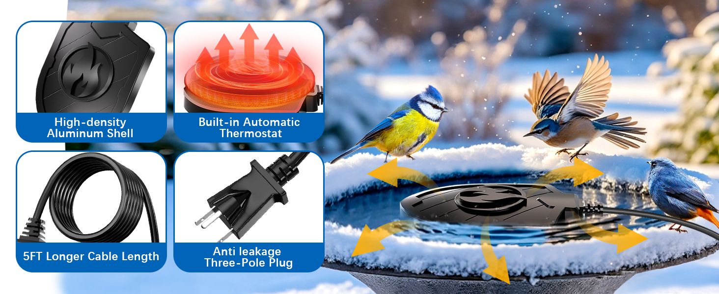 Bird Bath Heater