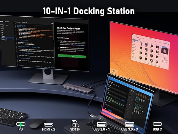 10 in 1 docking station