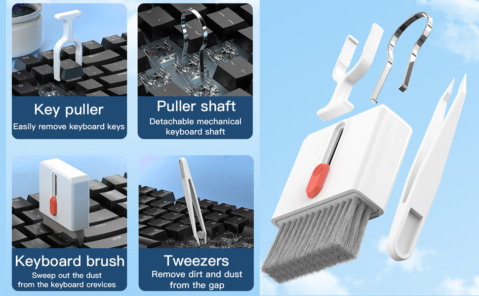 Keyboard cleaning kit