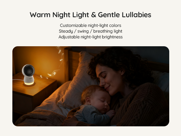Warm Night Light &amp;amp; Gentle Lullabies