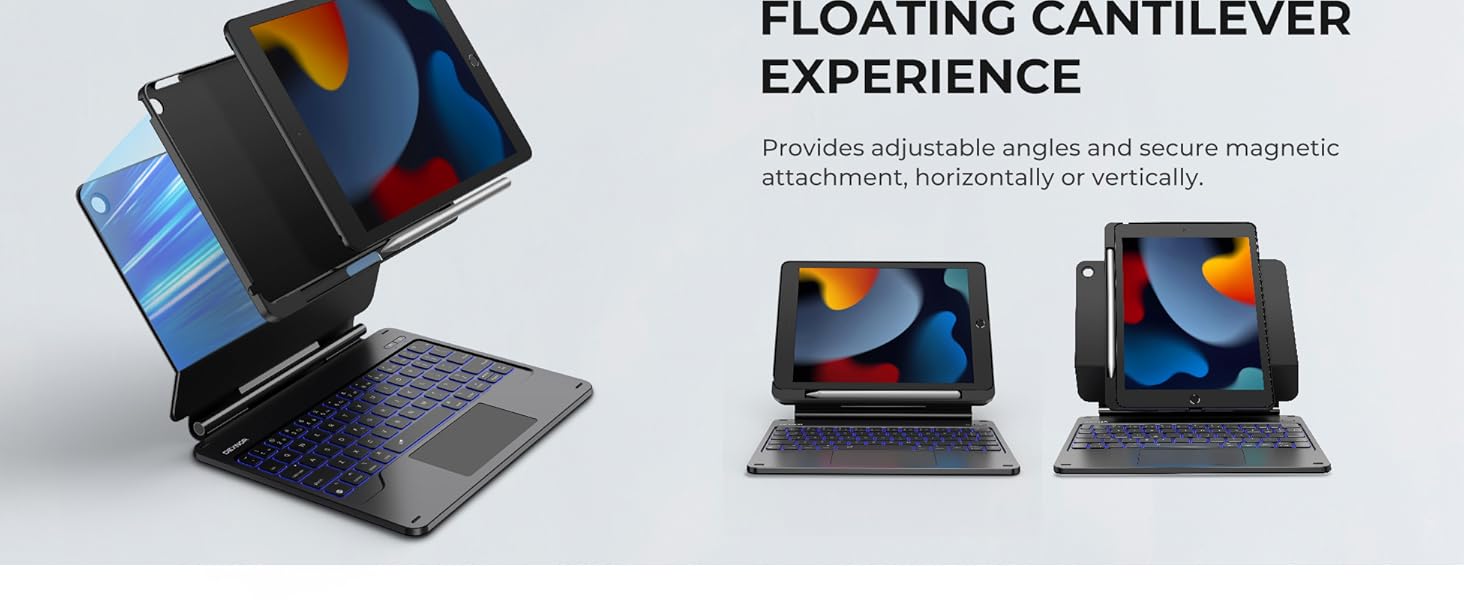 keyboard case for iPad 9th/8th/7th