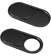 CloudValley Webcam Cover Slide[2-Pack], 0.023 Inch Ultra-Thin Metal Web Camera Cover for MacBook ...