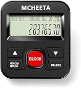 Caller Id Box for Landline Phone, LCD Display Call Blocker with 4000 Groups Blacklist, Prevent Un...