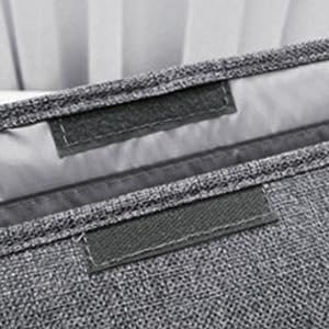 Lidded Storage Box with velcro tape