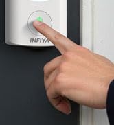 INFIYA Video Doorbell Camera Wireless-2K Outdoor Front Door Camera with Chime Included for Home S...