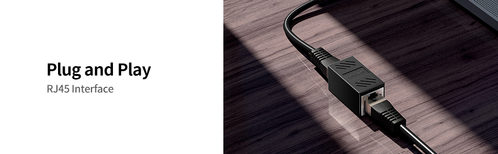 ethernet extender internet ethernet splitter network coupling extension female to female