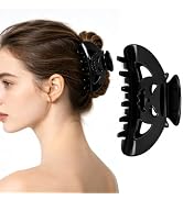 Halloween Pumpkin Hair Claw Clip Large Hollow Jaw | Non slip strong hold hair claw for thick hair...