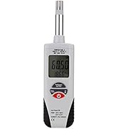 Lancoon Digital Psychrometer, Mini Portable Thermo-Hygrometer Temperature Humidity Meter with Dew...