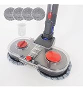 IZSOHHOME Mop Head Brush,Compatible with Dyson V7 V8 V10 V11 V15,Mopping Machine,with Washable Mo...