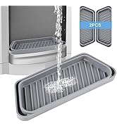 Refrigerator Drip Tray, 2Pack Mini Refrigerator Drip Catcher Tray for Refrigerator Water Dispense...