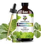 Peppermint Essential Oil (4 oz/120 ml) — Peppermint Oils for Aromatherapy, diffusers, humidifiers...