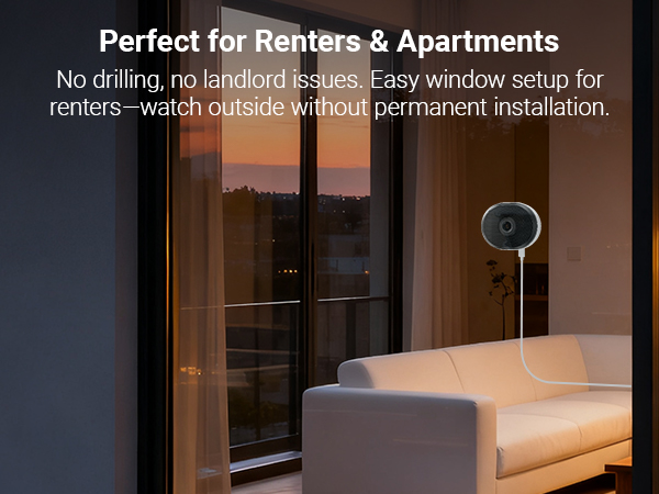 Perfect for Renters &amp; Apartments