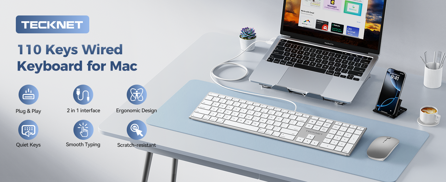 Wired Keyboard for Mac