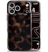 Amzfield Compatible with iPhone 17 Pro Max Case, Cute Tortoise Aesthetic for Women Girls Chic Sof...