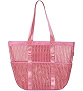 Mesh Beach Tote Large Bag 2022 Upgrade for Women with Multiple Pockets for Family Travel Swimming...