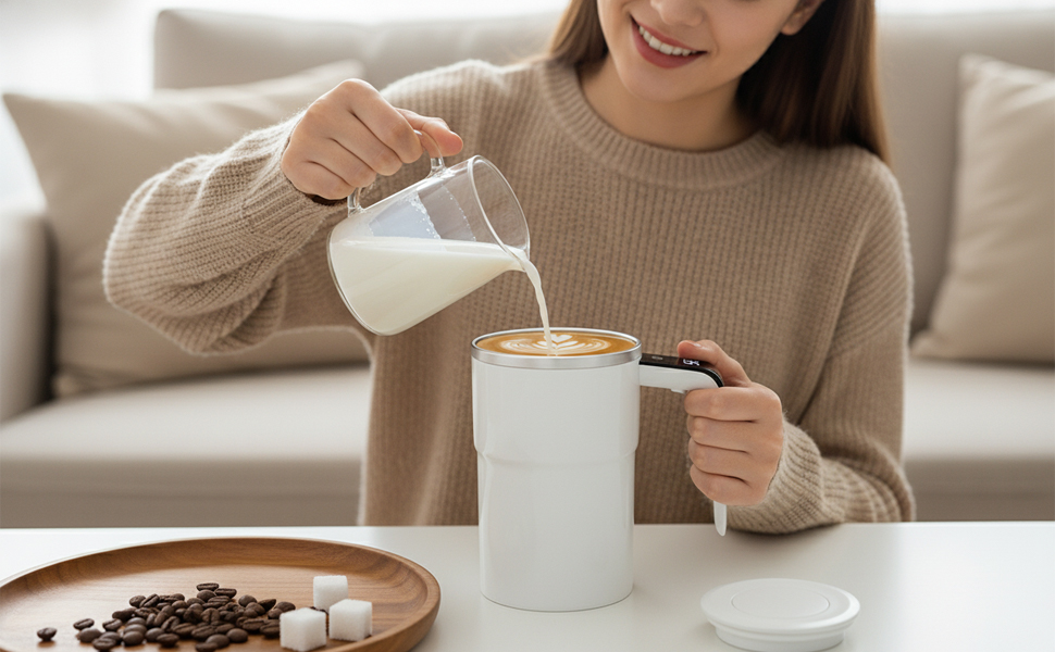 Automatic Stirring Coffee Mug