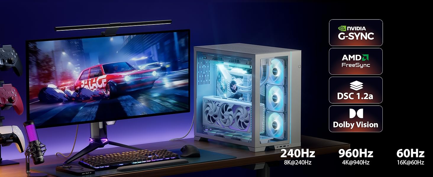 flawless 8K@240Hz or dual 8K@120Hz for gaming and creation