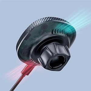 wireless car charger with cooling fan