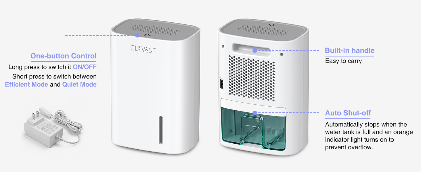 portable dehumidifier auto shut-off