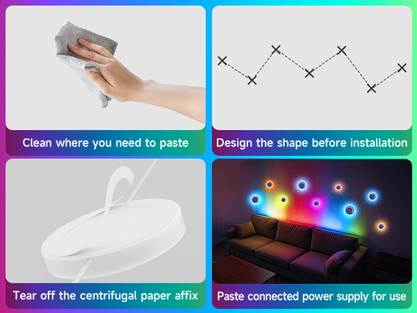RGB DIY Smart Wall Light