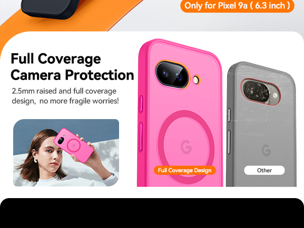 Only Compatible with Google Pixel 9a Case 6.3 inch