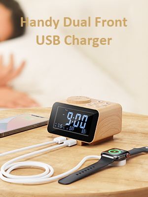 alarm clock with usb charger