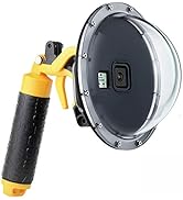 SOONSUN Dome Port for GoPro Hero 8 Black, 147 Feet Underwater Dome Lens with Waterproof Housing C...