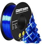 GIANTARM 3D Printer Filament, Silk Royal Blue Pla Filament, 1Kg(2.2lbs) Spool, 1.75mm Dimension A...