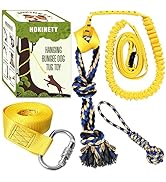 HOKINETY Dog Hanging Bungee Tug Toy: Interactive Tether Tug-of-War for Pitbull Small to Large Dog...
