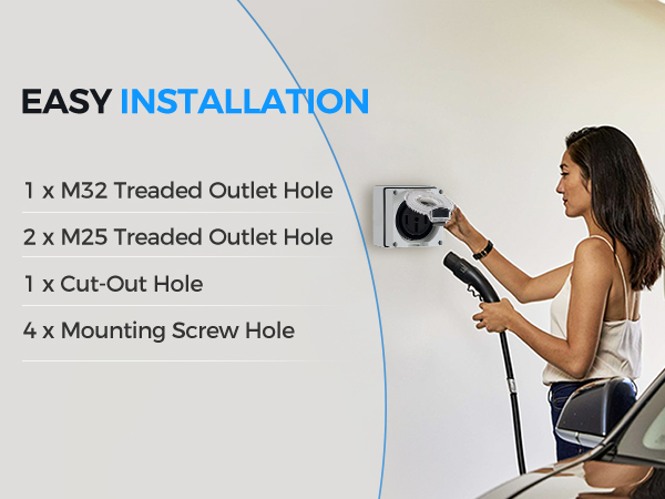 50 Amp RV Power Outlet Box