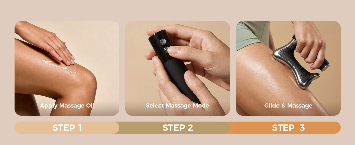 heated muscle scraper tool