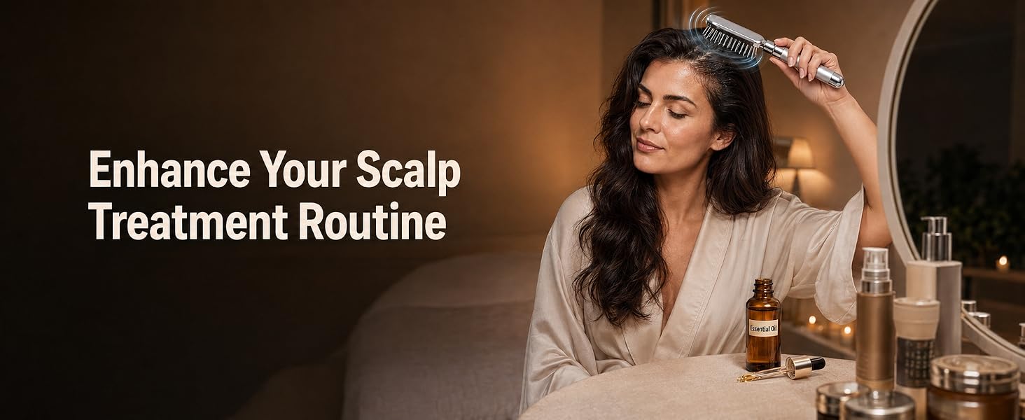 electric scalp massager vibrating