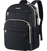 KROSER Laptop Backpack 15.6 Inch Stylish Daypack with USB Charging Port, Water-repellent Nylon Ba...