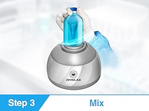 how to use AYINLAB vortex mixer step 3