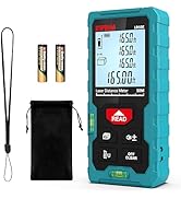 Kiprim Laser Distance Measure High Accuracy 165ft Kiprim LD50E Laser Tape Measure 50M Compact Las...