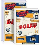 Leffis 100 Count Comic Book Current Size Bags and Boards Transparent Acid-Free and Reusable Comic...