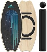 Sportneer Balance Board - 7 Modes Wobble Board with Adjustable Stoppers - Exercise Balancing Stab...