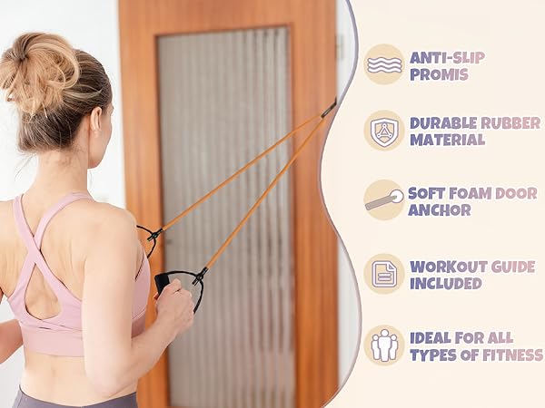 resistance bands with handles