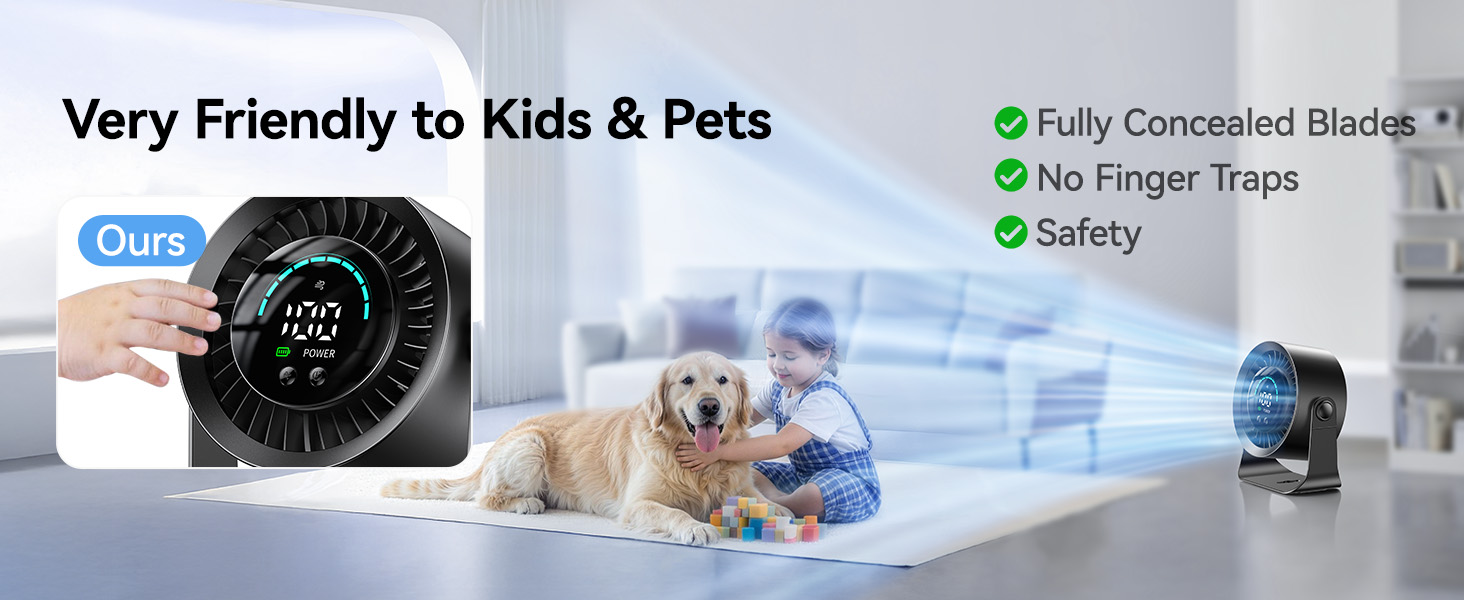 desk fans small quiet