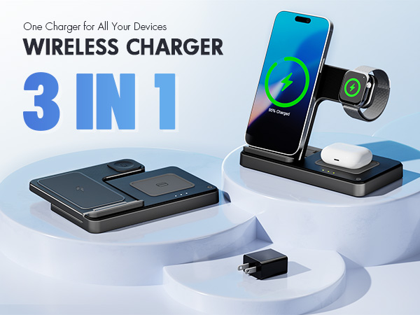 phone and apple watch charging stand