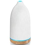 URPOWER Essential Oil Diffusers for Home with 7 LED Color Changing Lights, Timer &amp; Auto-Off Ultra...