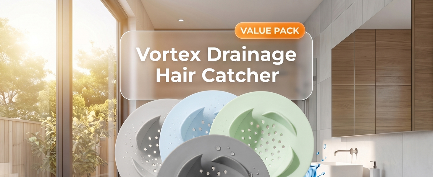 4 Pack Sink Drain Strainer Set